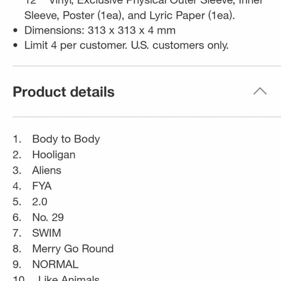 BTS - The 5th Album ARIRANG(Group Red) (Target Exclusive, Vinyl) In Hand Ships - Picture 4 of 4